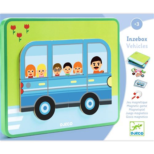 Jeu éducatif Djeco Inzebox Vehicles - Djeco