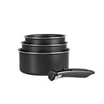 Set de 3 Casseroles avec manche amovible Sitram Sitramovible Family 712758 Noir