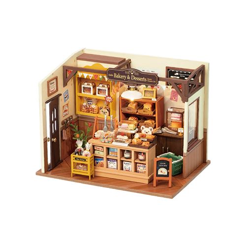 Maquette Rolife Serre livres Book Nook Boulangerie de Becka
