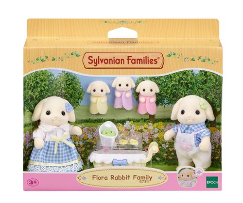 Sylvanian Families Multicolore Figurines La Famille Lapin Bélier