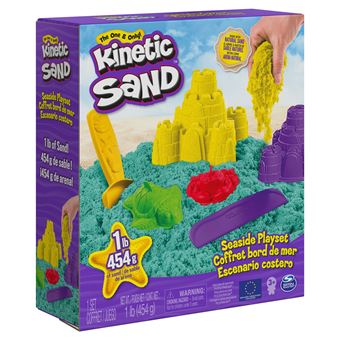 Pâte à modeler pour enfant Kinetic Sand Coffret Bord de mer