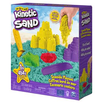 Pâte à modeler pour enfant Kinetic Sand Coffret Bord de mer