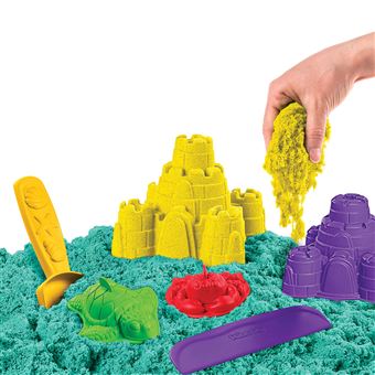 Pâte à modeler pour enfant Kinetic Sand Coffret Bord de mer