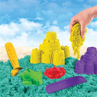 Pâte à modeler pour enfant Kinetic Sand Coffret Bord de mer