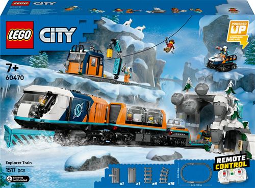 LEGO City 60470 Le Train Express des Explorateurs en Arctique - Jeu pour Garçon des 7 ans pour garçon - vue 6