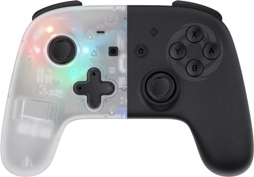 Manette Bluetooth Oniverse White Star pour Nintendo Switch/PC Blanc et Noir