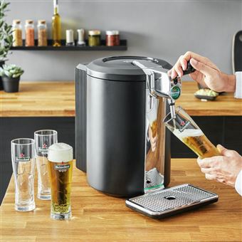 Tireuse à bière Krups Beertender® Compact VB450E10 70 W Noir et Argent