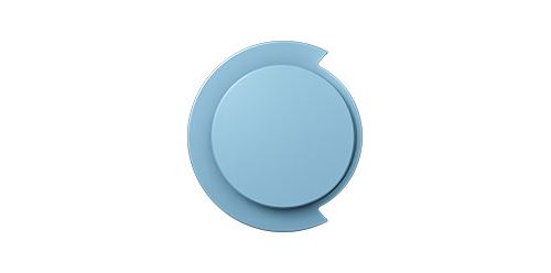 Caches Extérieurs Pour Casques Dyson Ontrac™ Bleu Céramique