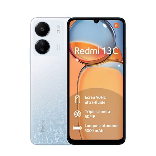 Smartphone Xiaomi Redmi 13C 6,74 Double nano SIM 256 Go Blanc