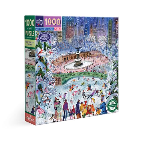 Puzzle 1000 pièces Eeboo New York City Skaters - Eeboo