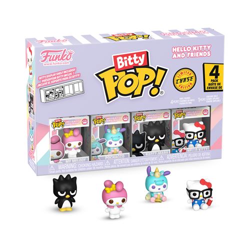 Pack de 4 Figurines Funko Bitty Pop Hello Kitty and Friends My Melody