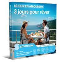 Coffret cadeau SmartBox Séjour en amoureux 3 jours pour rêver