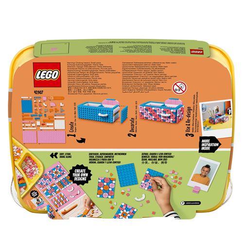 Lego Dots 41907 La Boîte De Rangement Multicolore