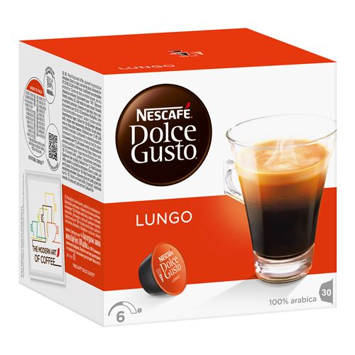Pack de 30 capsules Nescafé Dolce Gusto Lungo