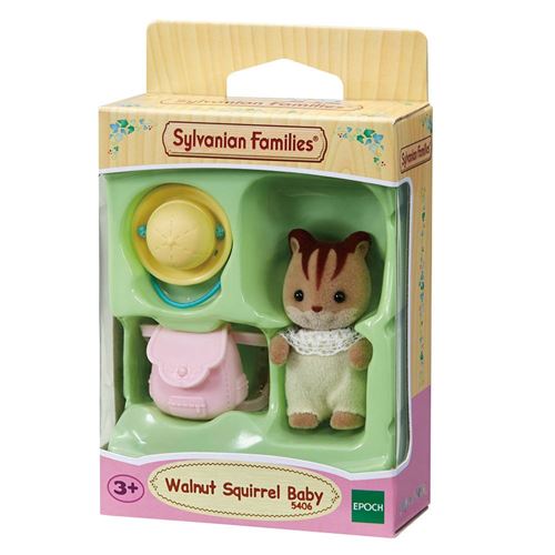 Figurine Sylvanian Families Le Bebe Ecureuil Roux Moyenne Figurine Achat Prix Fnac