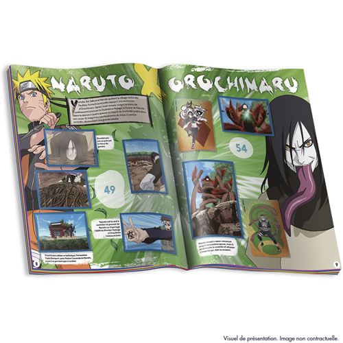 Naruto Shippden TC 2 Panini - 1 classeur + 3 pochettes - Cartes à  Collectionner