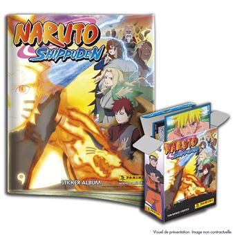 Jeu de cartes Panini Naruto Shipuden Album 2 pochettes