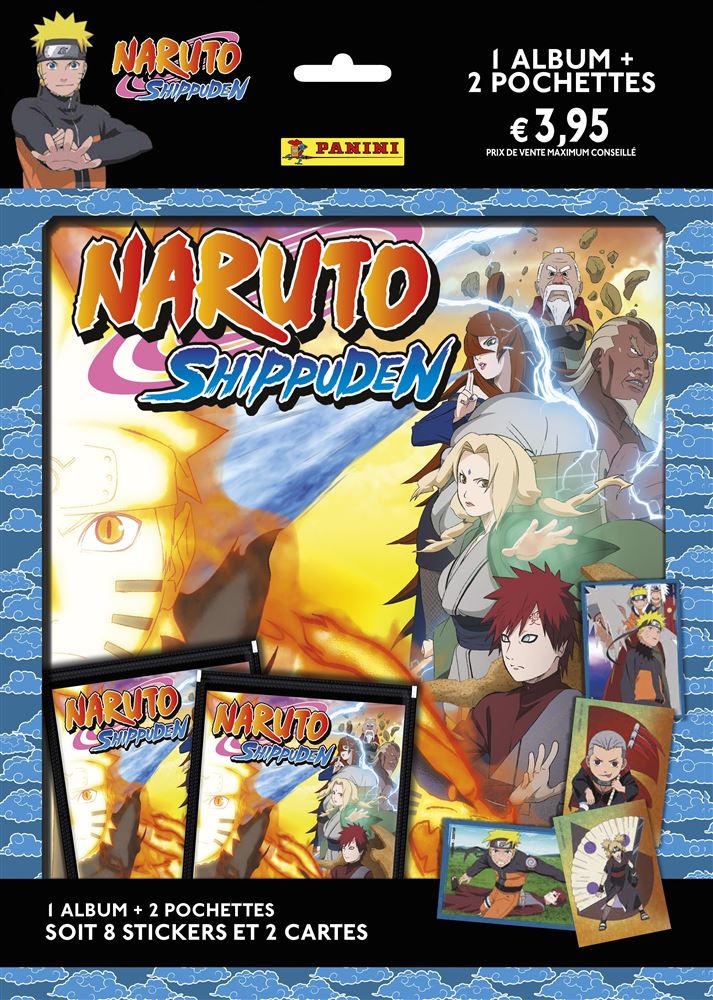 Jeu de cartes Panini Naruto Shipuden Album 2 pochettes Jeu de cartes Achat & prix fnac