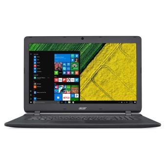 Acer Aspire ES 17 ES1-732-P0H0 - Pentium N4200 / 1.1 GHz - Win 10 Home 64 bits - 4 GB RAM - 256 GB SSD - DVD-brander - 17.3" 1600 x 900 (HD+) - HD Graphics 505 - Wi-Fi, Bluetooth - zwart - tsb Frans