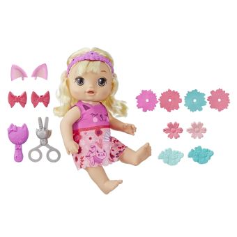 Poupée Baby Alive Coiffure magique cheveux blonds