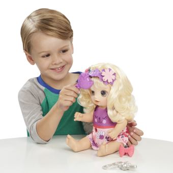 Poupée Baby Alive Coiffure magique cheveux blonds