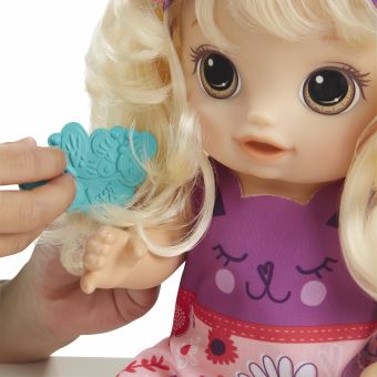 Poupée Baby Alive Coiffure magique cheveux blonds