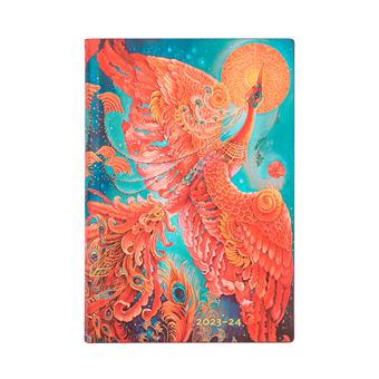 Agenda scolaire Paperblanks 2023 2024 Oiseau Feu