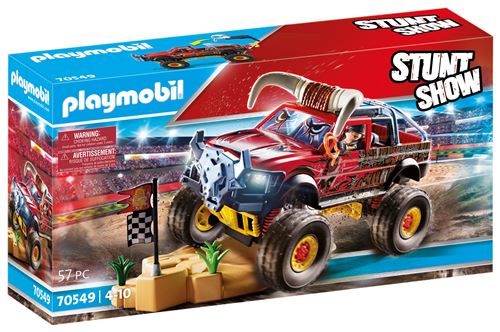 PLAYMOBIL - Stunt Show - 4x4 Taureau - 57 Pièces - Image 4