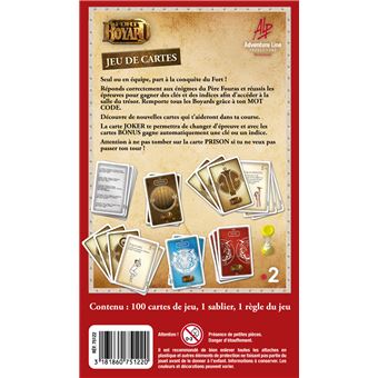 Jeu de cartes Lansay Fort boyard