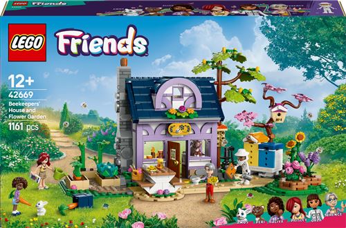 LEGO Friends La maison des apiculteurs et le jardin fleuri 42669 - vue 4