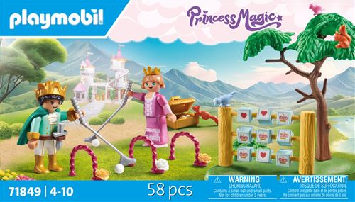 Playmobil Princess Magic 71849 Jeux de jardin royal avec enfants