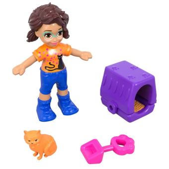 Poupée Polly Pocket Shani et capitaine Trouillard