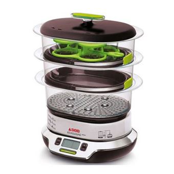 Cuiseur vapeur Seb Vitacuisine Compact Noir Chrome VS404300 - 1