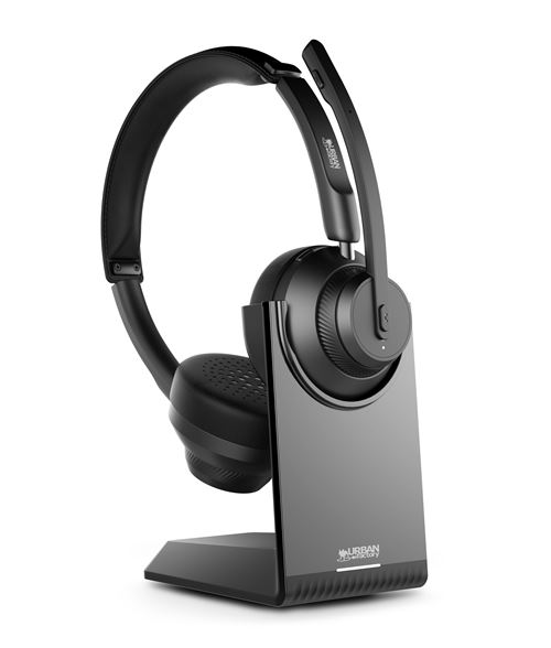 Casque supra auriculaire sans fil Urban Factory Movee Pro Bluetooth avec réduction active du bruit