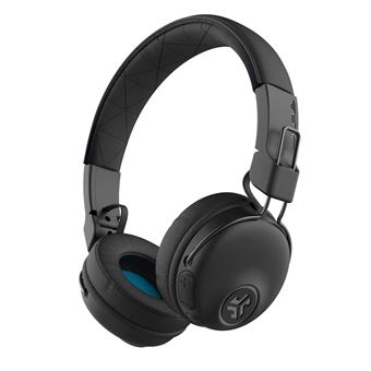 JLab Audio JBuddies Studio - Écouteurs avec micro - sur-oreille - Bluetooth - sans fil - noir