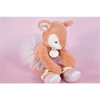 Doudou Ballerine Doudou et Compagnie Faon Marron