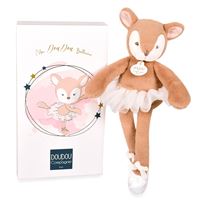 Doudou Ballerine Doudou et Compagnie Faon Marron