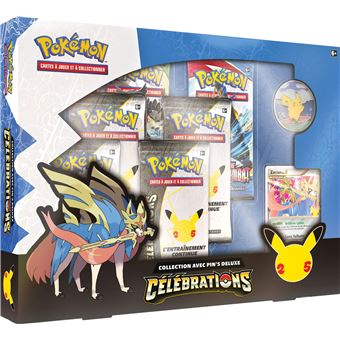 Carte à collectionner Asmodée Jeu de cartes Pokémon Card Box Pin Collection  Célébrations 25 ans - Carte à collectionner - Achat & prix