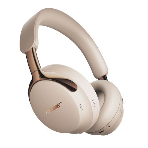 Casque arceau circum-aural sans fil Bluetooth Bose QuietComfort Ultra 2e génération à réduction de bruit Sable
