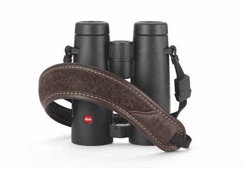 Courroie Leica pour jumelles en loden Marron