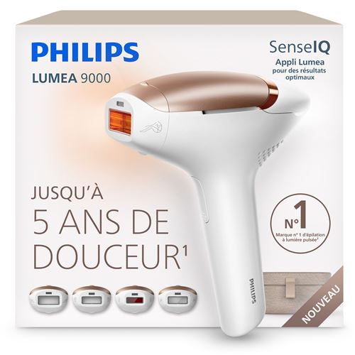Philips IPL-Haarentferner "Philips Lumea Series 9000 BRI984/00, NEUHEIT" 4 Aufsätze (Achseln, Bikinizone, Körper, Gesicht)