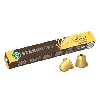 Pack de 10 capsules café Starbucks by Nespresso Vanille