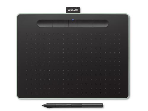 Tablette Graphique Wacom Intuos M Bluetooth Pistache avec Stylet