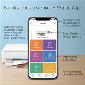 Imprimante multifonction Tout-en-un HP Envy 6022e Blanc