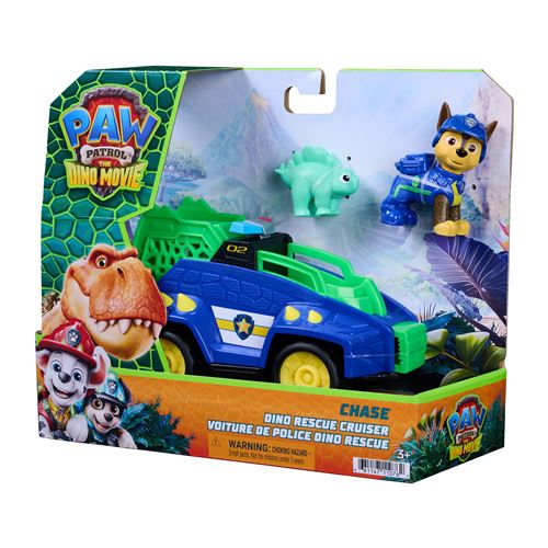 Paw Patrol Multicolore Figurines Et Véhicule Pat’patrouille Le Film Mission Dino Modèle Aléatoire