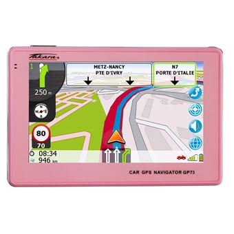 Navigateur GPS Takara GP73PCAV Nomade 4.3'' Rose