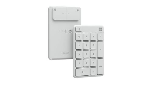 Microsoft Gris Pavé Numérique Sans Fil Bluetooth Glacier
