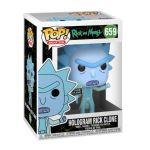 Funko Papa ! Dessins humoristiques : Rick et Morty - Hologramme Rick Clone 9 cm