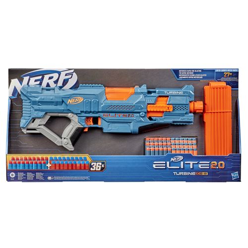 Nerf Elite 2.0 Turbine CS 18 met 36 Nerf Darts– [Artikel bestemd voor de Franse markt (niet verkrijgbaar in het Nederlands)]