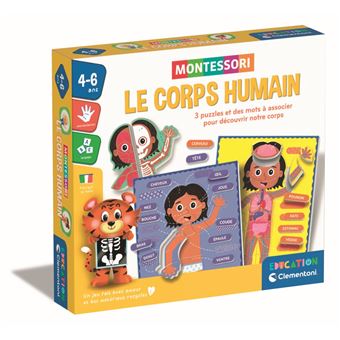Jeu éducatif Montessori 6-en-1 En Bois - Pour Enfants 1 à 3 Ans - Animaux De La Ferme - Marque MutoToy